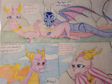 Post Comic Cynder Ember Spyro Spyro Series Winterfox