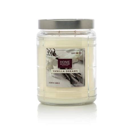 Aromahome By Slatkin And Co 16 Oz Vanilla Dreams Scented Candle Jar Hd