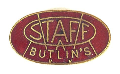 Sally Bosleys Badge Shop Butlins Holiday Camp Staff Waitress Numbered