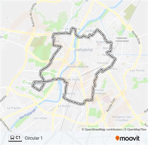 Línea c1 horarios paradas y mapas Circular 1 Actualizado