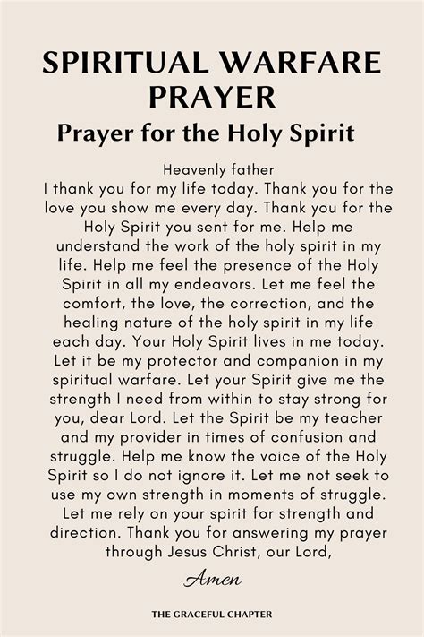 5 Spiritual Warfare Prayer Points And Prayers - The Graceful Chapter