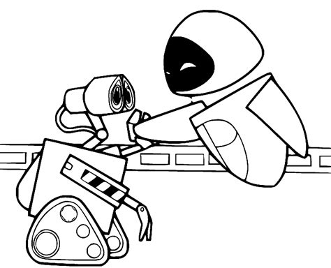 Wall E Coloring Pages Printable For Free Download