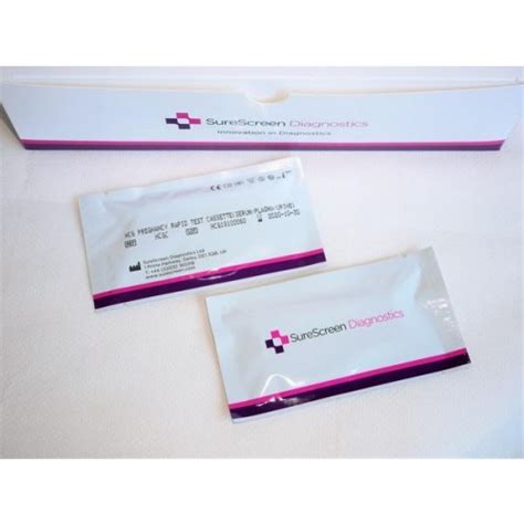 Pregnancy Test Kits Surescreen Hgc Rapid Test Cassette X 40