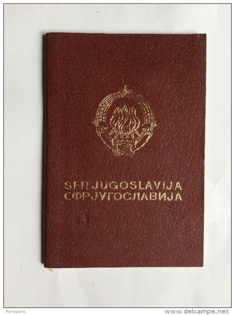 Historische Dokumente Passaporto Passport Reisepass Yugoslavia 1977