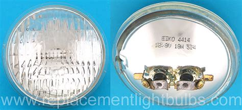 GE 4414 4414 1 12V 18W Sealed Beam PAR36 Light Bulb Replacement Lamp