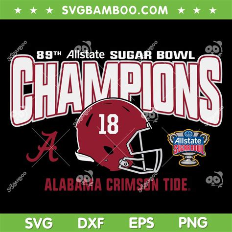 Alabama Crimson Tide Champions 2022 SVG PNG