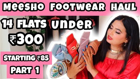 Meesho Footwear Haul Under 300 MEESHO Trendy Footwear Haul