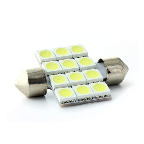 X Ampoule Leds Smd Navette C W C W Mm Ampoule De Plafonnier