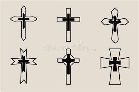 Decorative Crucifix Religion Catholic Symbol Christian Crosses