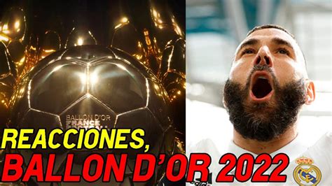 Bal N De Oro Tiene Un Claro Favorito Y Es Karim Benzema Youtube