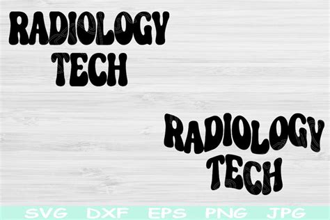 Radiology Tech Svg Dxf Png Eps Cut Files Grafika Przez