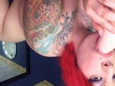 Sexy Redhed Camgirl Gaberiella Sucks A Huge Inch Dildo Porn