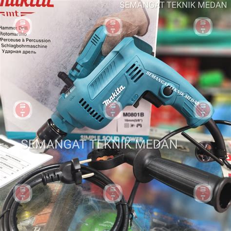 Jual M0801B MESIN BOR TANGAN BESI BETON IMPACT DRILL 13mm MAKITA MT M