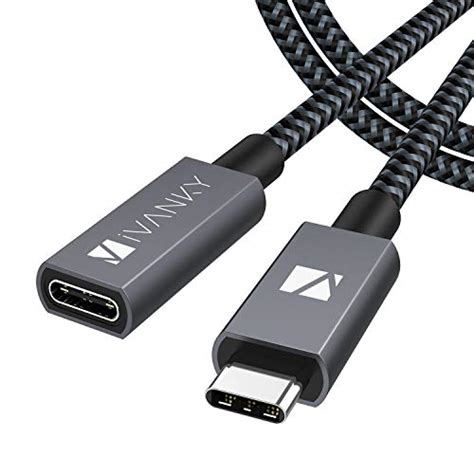 Ivanky Usb Type C 延長ケーブル Usb 31 Gen 24k60hz2mオス－メス10gbps高速データ転送 3a急速充電 Usb Type C 変換