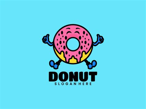 Donuts Cartoon Logo Graphic by artnivora.std · Creative Fabrica