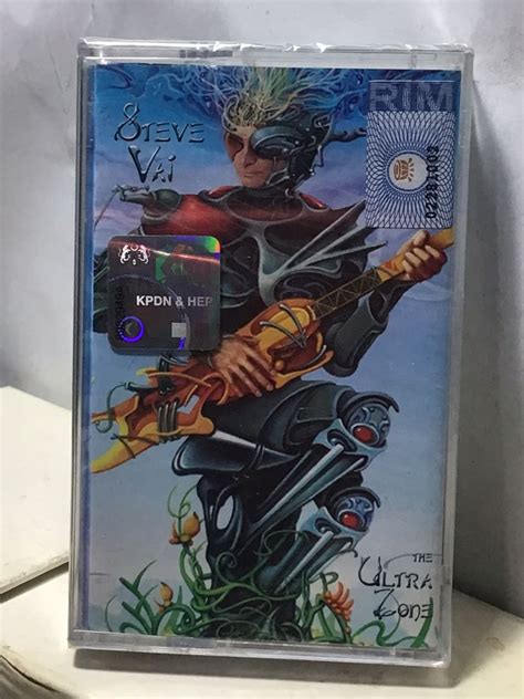 Vintage Cassette Tape Steve Vai The Ultra Zone Oop Kaset Nos New