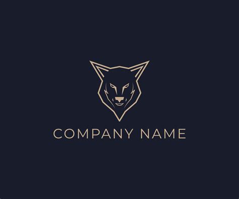 Wolf Logo Design 14830787 Vector Art at Vecteezy