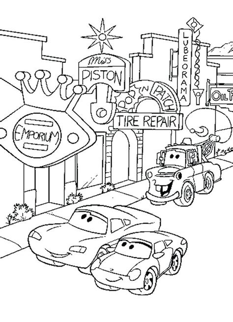 Pixar Cars Coloring Pages at GetDrawings | Free download