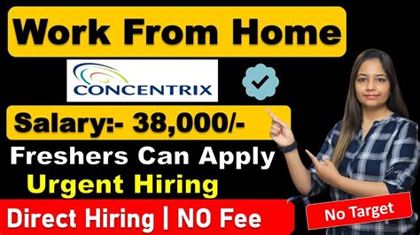 Concentrix Recruitment 2024 Work From Home Jobs Work From Home Meet Sharma Jobs Jan 2024 Youtube