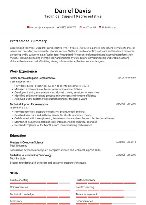 7 Technical Support Agent Resume Examples And Templates For 2024