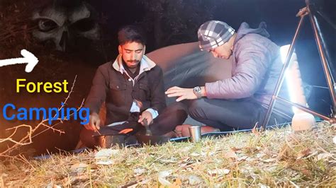 Overnight Winter Duo Camping In Uttrakhand Forest Camping In India Rahul Uk 01 Youtube