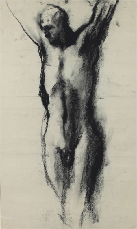 Sold Price Barbara Dorf Standing Male Nude With Raised