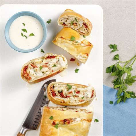 Stromboli Au Poulet Et Bacon La Ranch Les Recettes De Caty