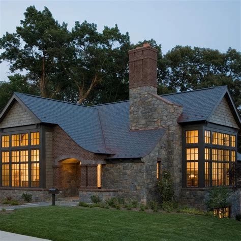 Stone Siding Combination - Photos & Ideas | Houzz | House exterior ...