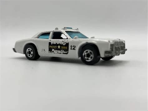 Vintage Hot Wheels White Highway Patrol Police Car Hong Kong Picclick Uk