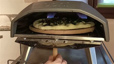 Real 30cm Pizza With OONI Koda 12 Door Fire Guard Rotating Stone