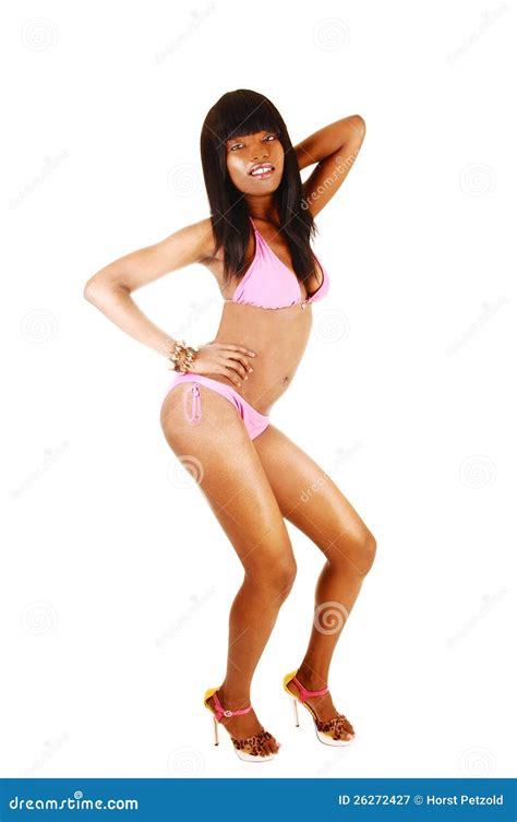 Bikini Girl Dancing Royalty Free Stock Photography Image