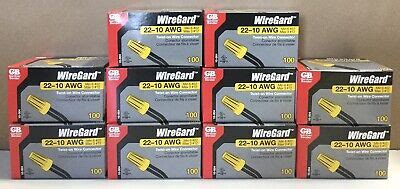 Case Of 10 Gardner Bender 10 004 WireGard Twist On Wire Connectors 22