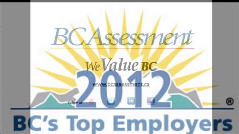 Bc Assessment Awarded British Columbia Top Employer Status Youtube