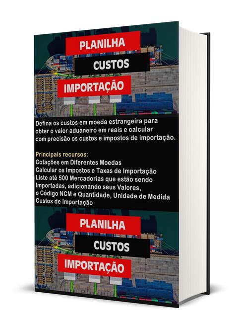 Planilha Excel Custo de Importação – Planilhas Excel