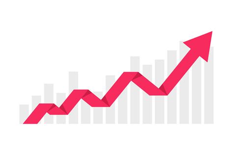 gráfico de seta para cima 15159472 Vetor no Vecteezy