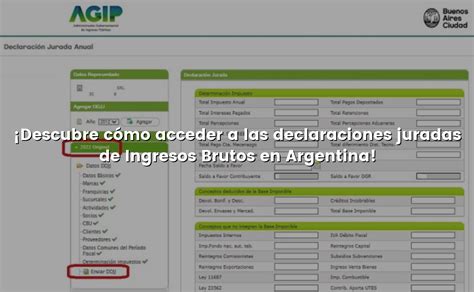 Descubre cómo acceder a las declaraciones juradas de Ingresos Brutos