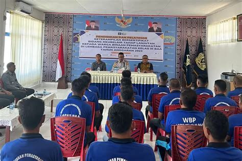 Wbp Lapas Kelas Iii Ba A Ikuti Pelatihan Keterampilan Bersertifikat