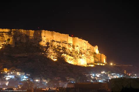 Mehrangarh Fort Lit Up At Night City Night Light On Jodhpu Flickr