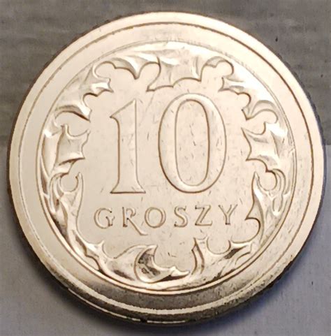 10 gr groszy 2019r stal powlekana mennicze Ruda Śląska Kup teraz