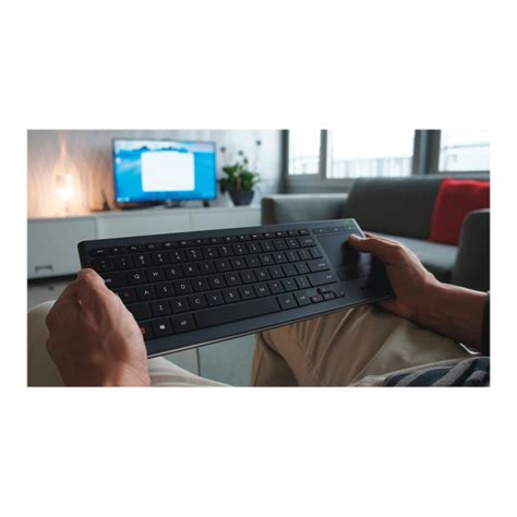 Logitech Illuminated Living Room K Keyboard With Touchpad