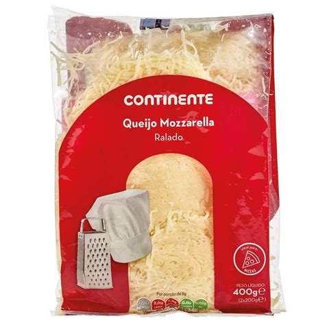 Queijo Mozzarella Ralado Emb X Gr Continente Continente