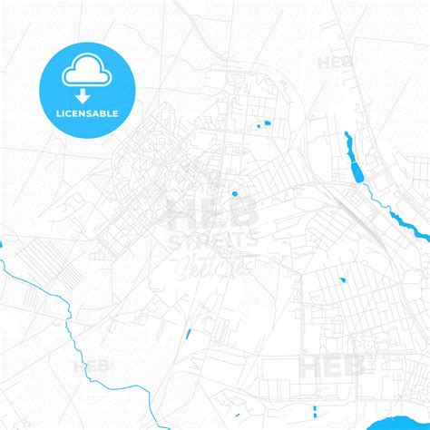 dimitrovgrad russia  vector map  water  focus hebstreits sketches map vector map