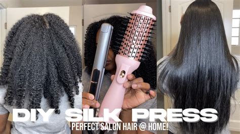 Diy Perfect At Home Salon Silk Press Product Suggestion No Heat