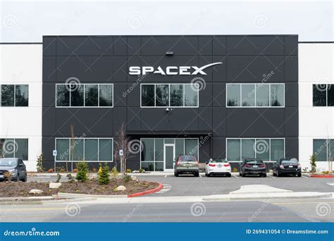 SpaceX Building with Logo at Redmond Ridge in Washington State ...