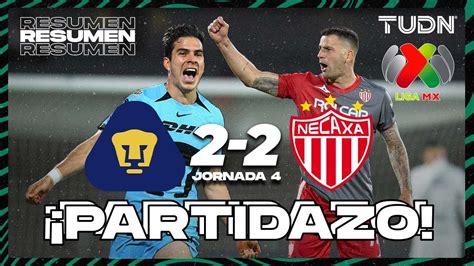 Resumen Y Goles Pumas Necaxa Liga Mx Cl J Tudn Youtube