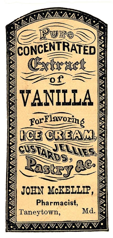 Vanilla Extract Bottle Clipart