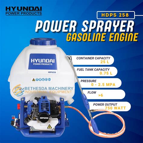 Jual Alat Semprot Hama Pertanian Bensin Hyundai Hdps Mesin Power