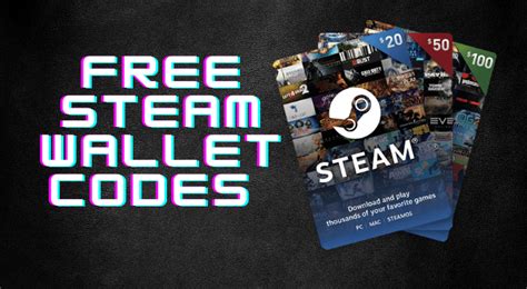 Free Steam Wallet Codes