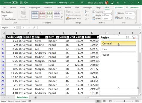 How To Use Slicers In Excel To Filter Data