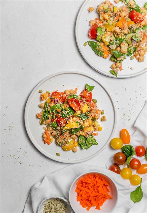 Simple Veggie Quinoa Salad - Monkey and Me Kitchen Adventures